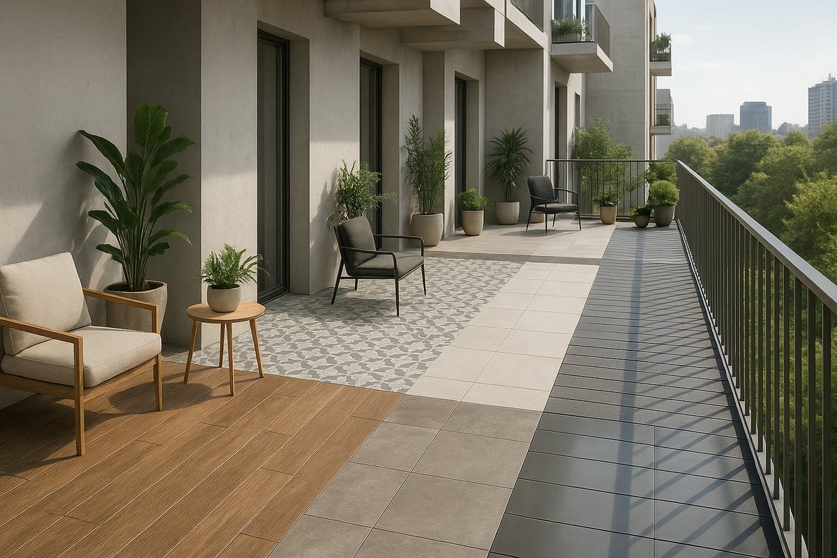 8 Inspiring Modern Balcony Tiles Design Ideas for 2025