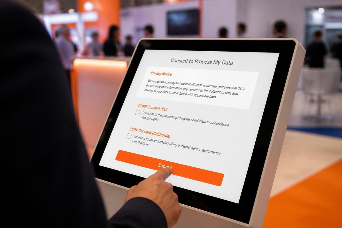Trade Show Lead Capture Form Best Practices 2026 Compliance workflow