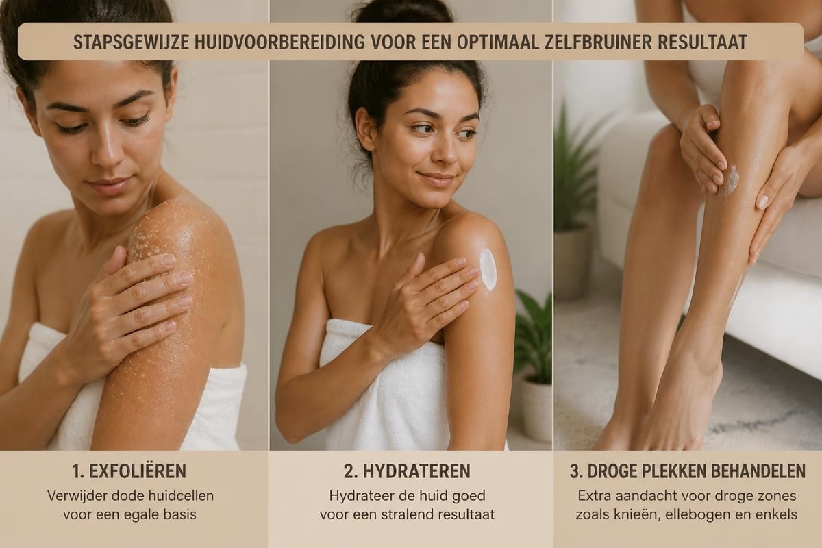 Huidvoorbereiding voor zelfbruiner