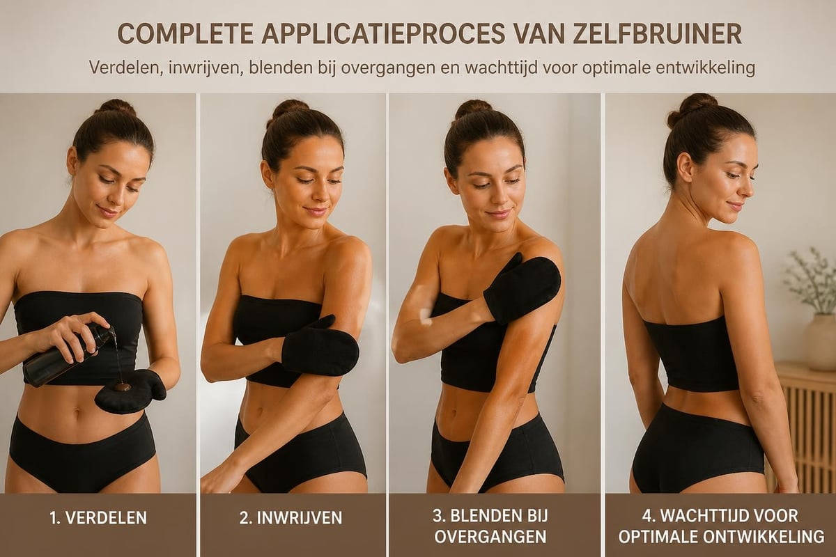 Zelfbruiner applicatie stappen