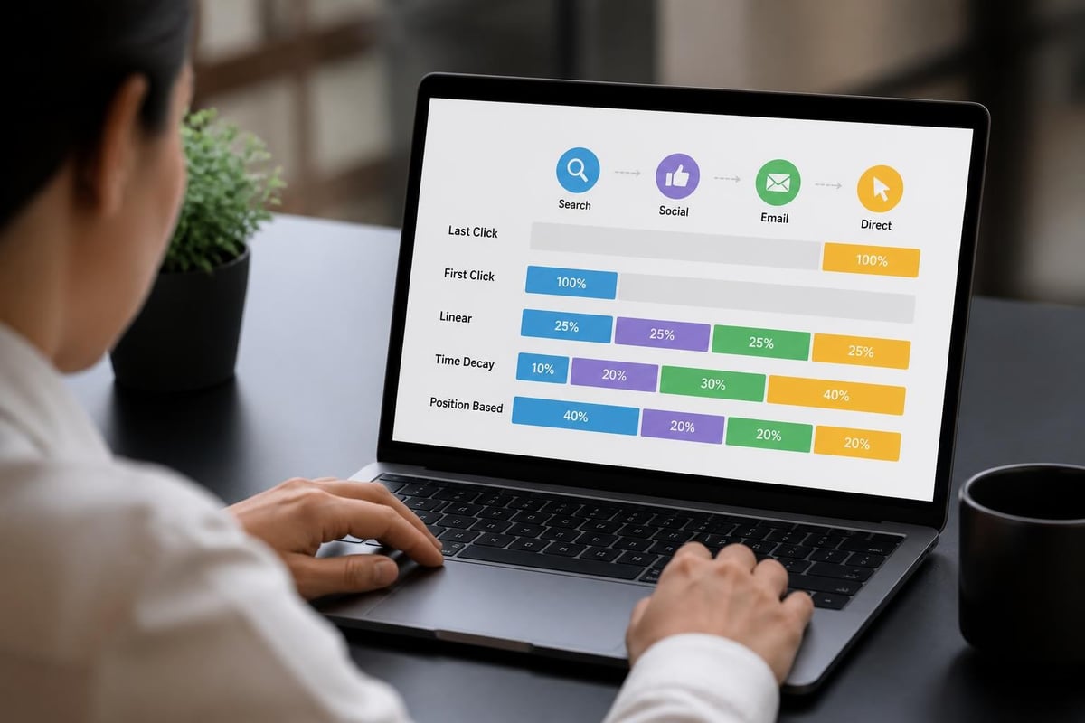Attribution model comparison