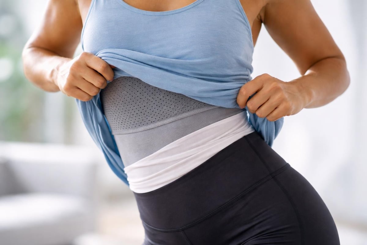 Fabric technology layers in yoga wear