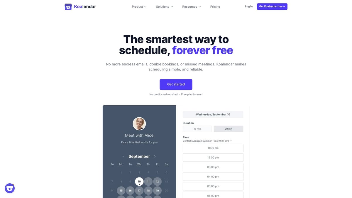 Top 7 Doodle Alternative Free Tools to Try in 2026 - Koalendar
