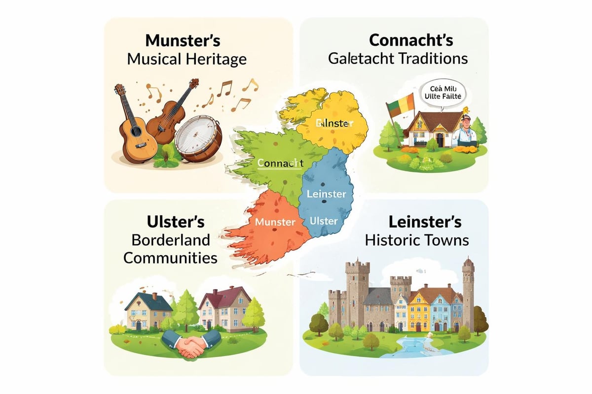 Regional cultural diversity across Ireland
