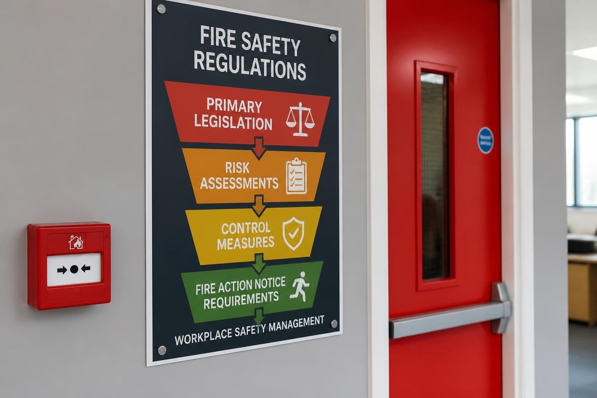 Legal compliance framework for fire safety signage