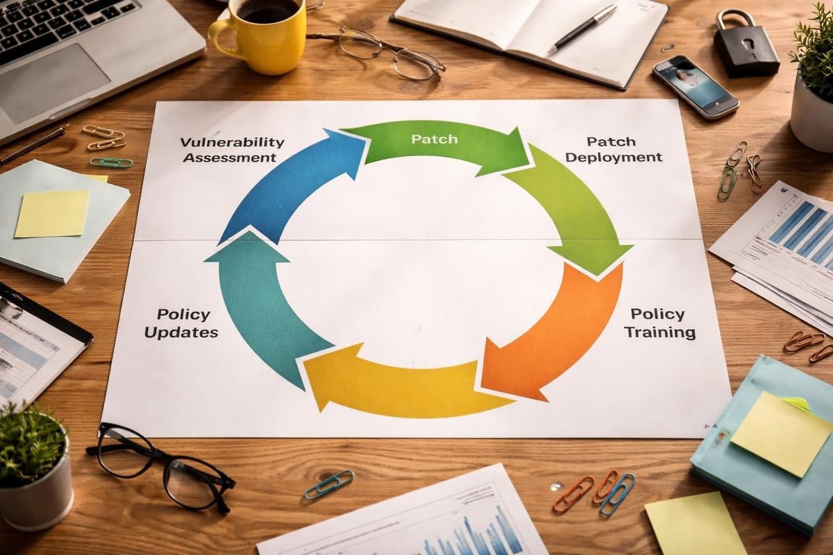 Security maintenance workflow