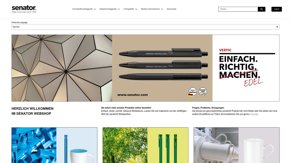 7 Parasta Edulliset Mainoskynät Ideaa Vuodelle 2026 - Senator Super Hit Recycling Pen