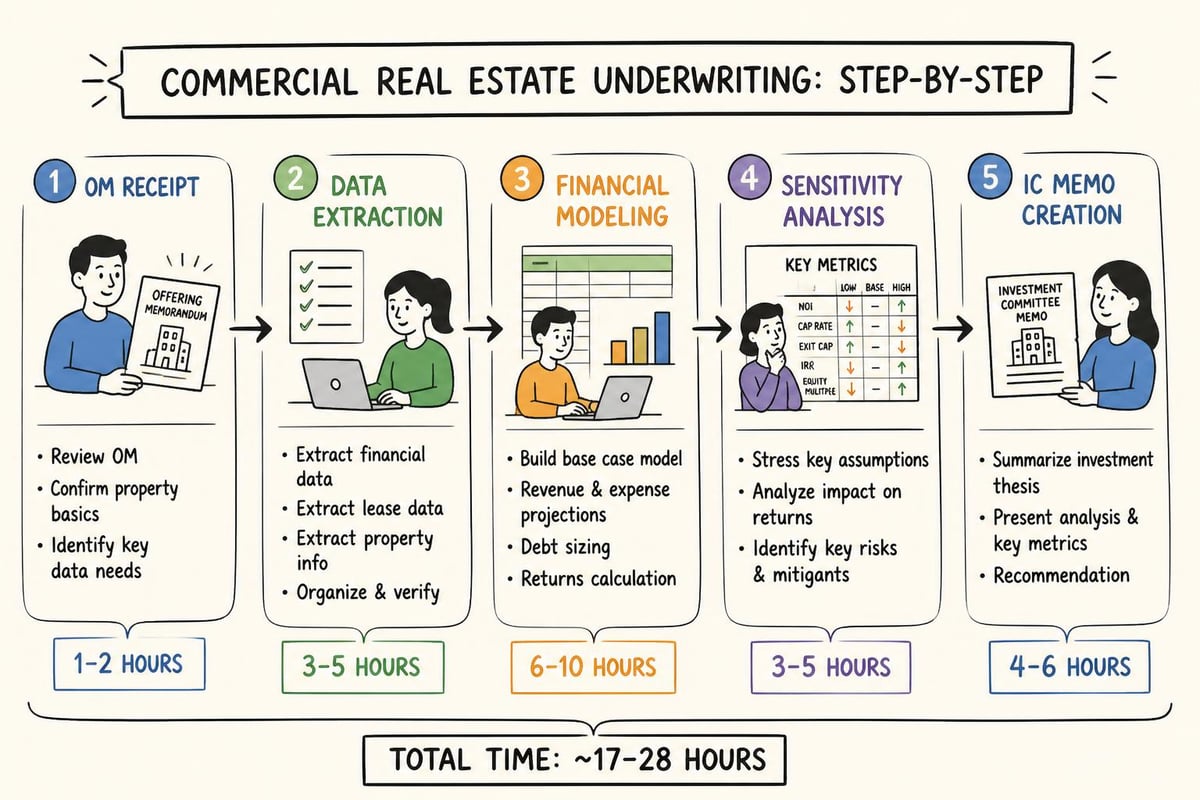 Investment property underwriting workflow