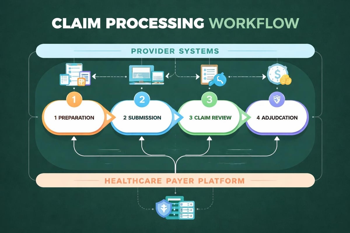 Claim processing workflow
