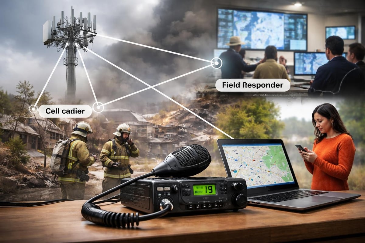 Emergency communication redundancy network