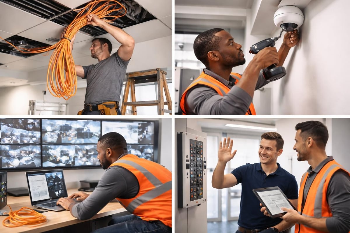 Security system installation process