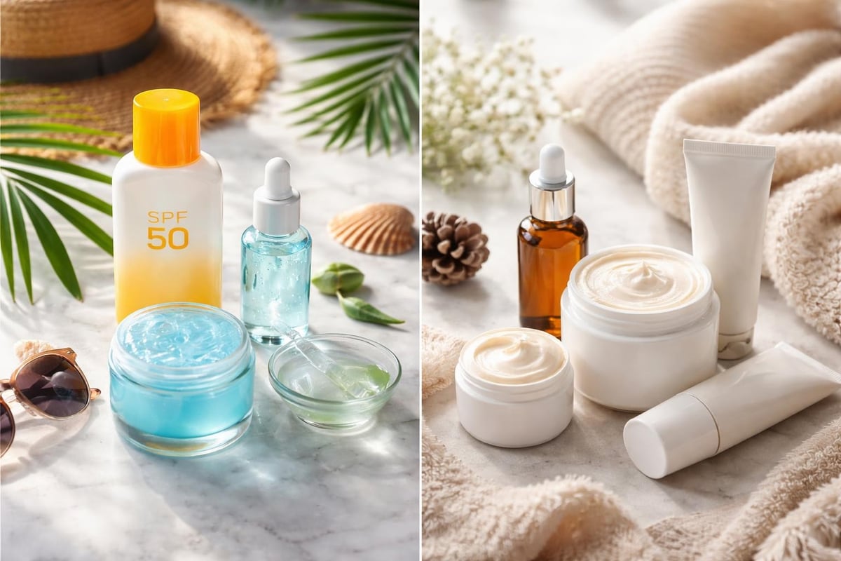 Seasonal skincare adaptation