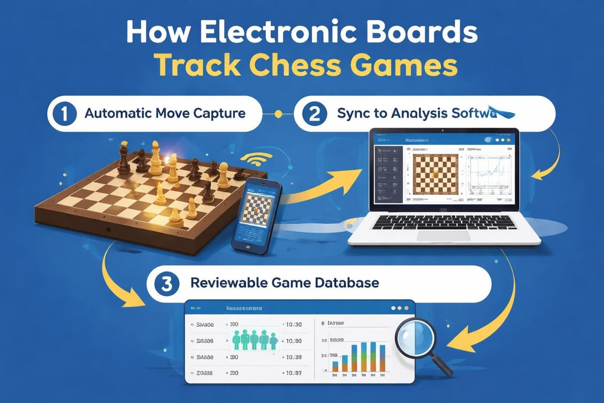 Electronic chess board workflow