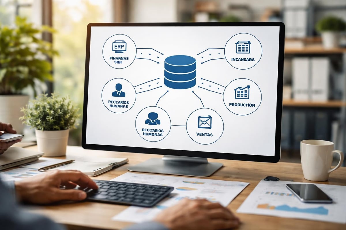 Módulos integrados de un sistema ERP