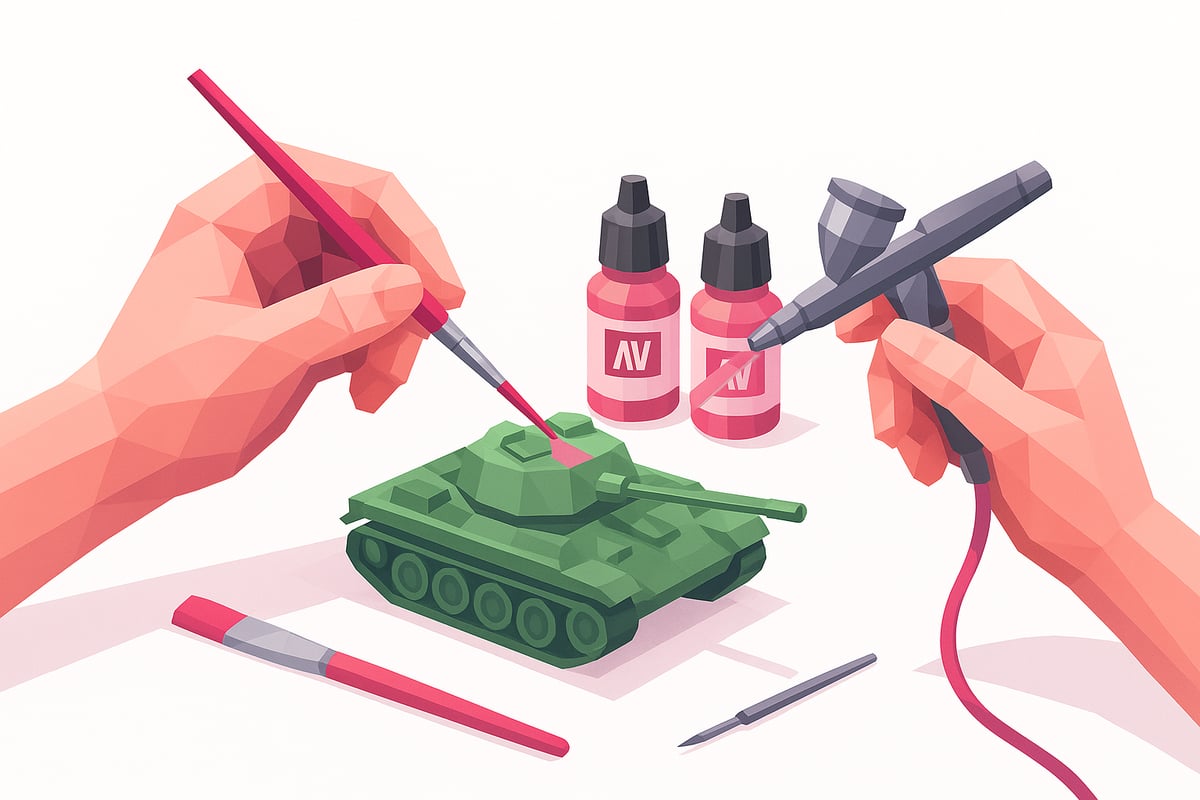 Consejos de aplicación y técnicas con pinturas Vallejo