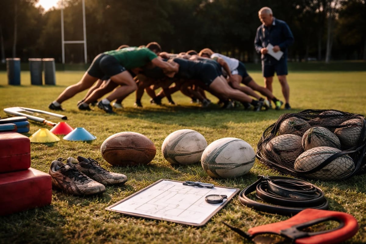 Rugby equipment and preparation