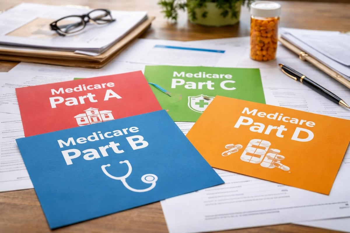 Medicare What Is: A Complete Guide for 2026 Coverage 1 Medicare Parts A B C D coverage breakdown