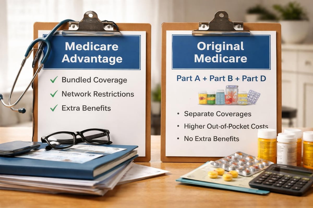 Medicare What Is: A Complete Guide for 2026 Coverage 2 Medicare Advantage vs Original Medicare comparison