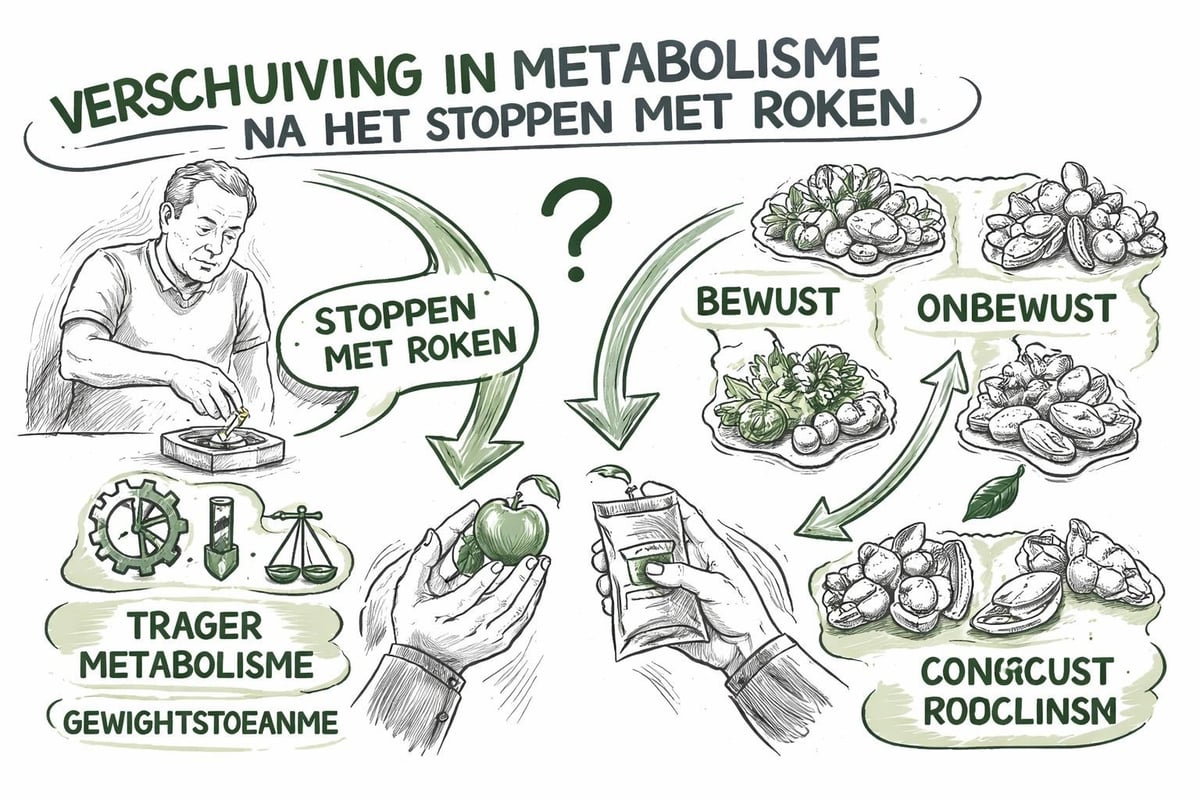 Metabolisme en rituelen bij stoppen met roken