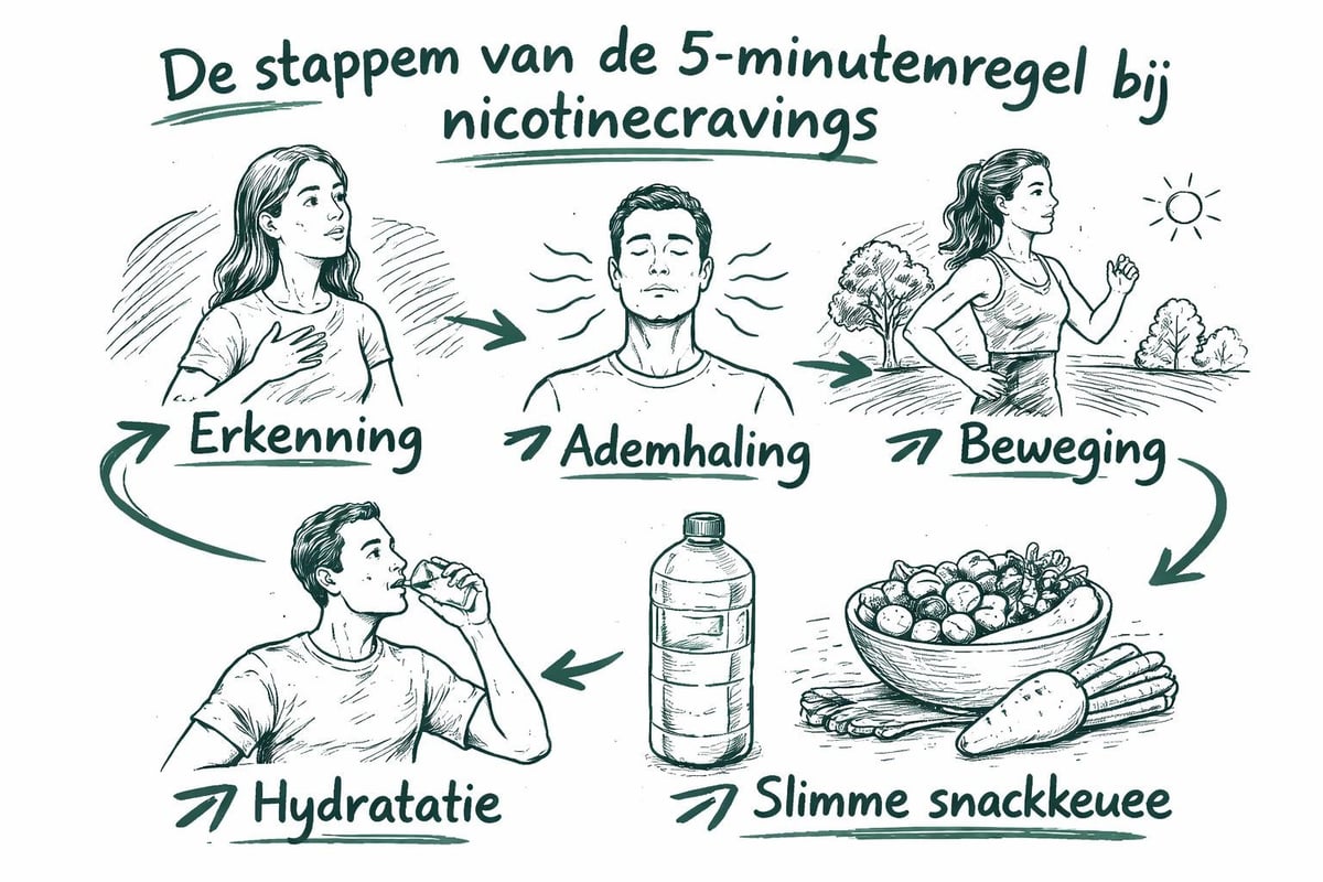 Noodplan en 5-minutenregel bij cravings