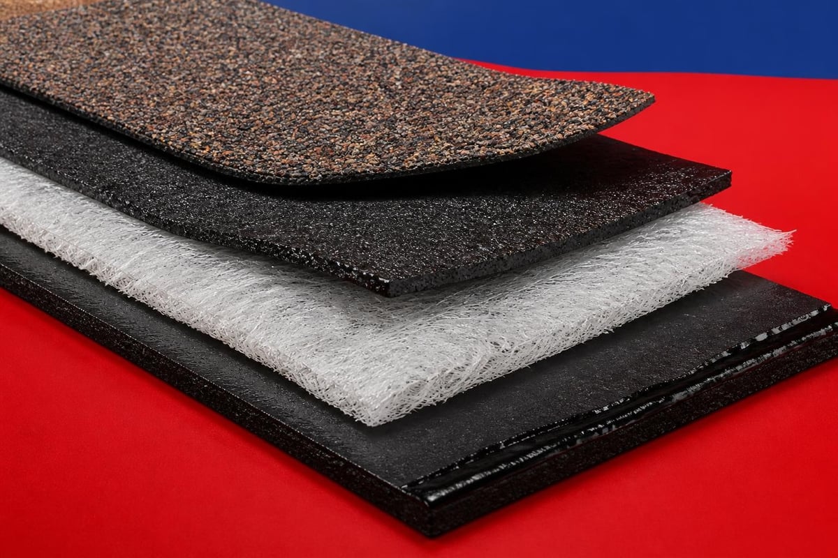 Asphalt shingle layer composition