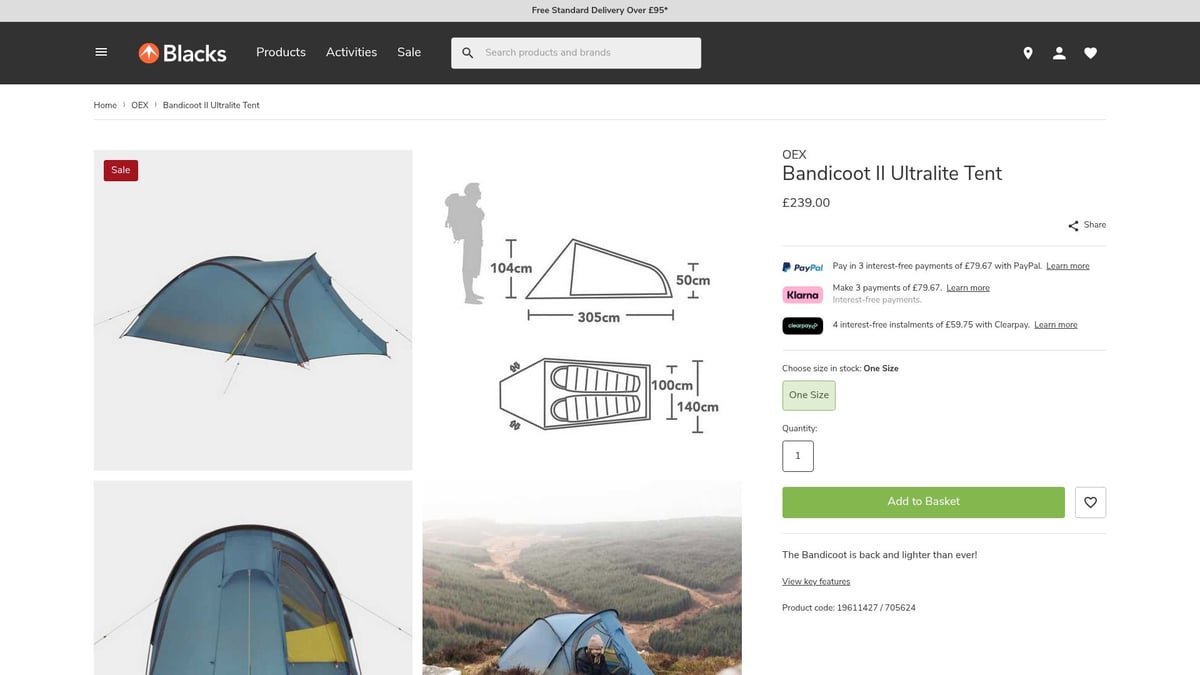 Top 8 Tents Camping Tents for Outdoor Adventures 2025 - OEX Bandicoot II Ultralite Tent