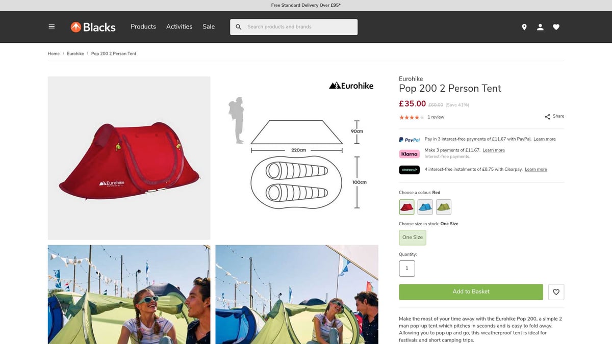 Top 8 Tents Camping Tents for Outdoor Adventures 2025 - Eurohike Pop 200 2 Person Tent