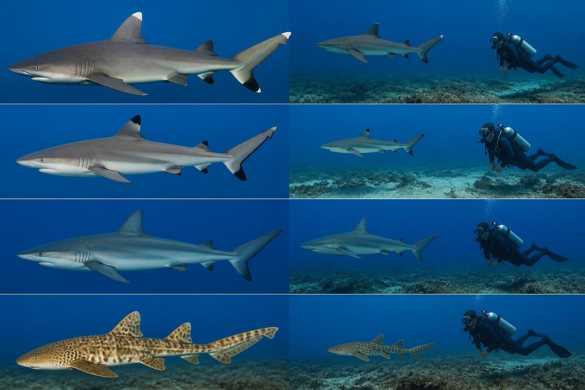 Reef shark species identification