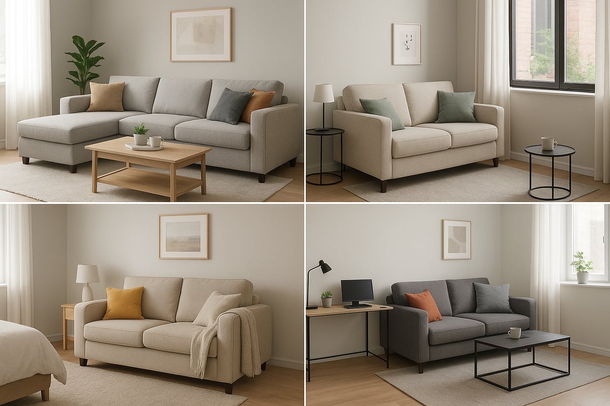 Styling av soffor för olika rumstyper