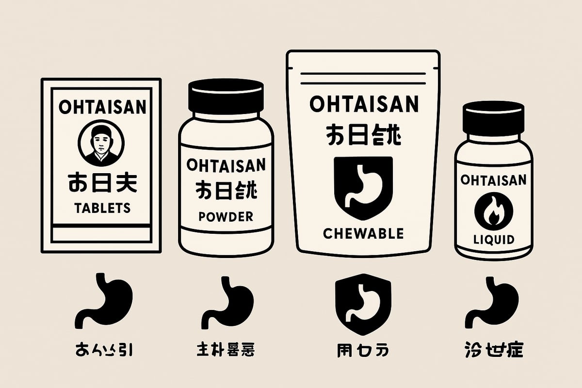 오타이산이란? 제품 종류 및 효능 완벽 분석