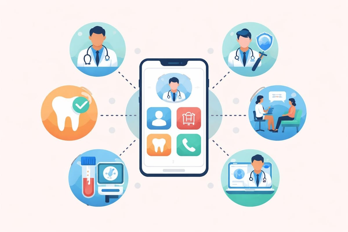 Varietà servizi medici disponibili