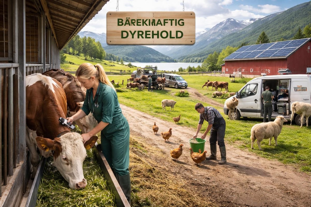 Moderne farm husdyrdrift