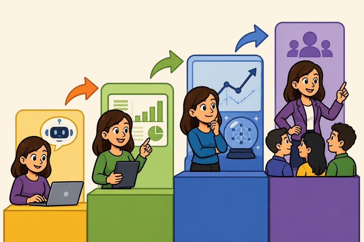 AI marketing skill progression