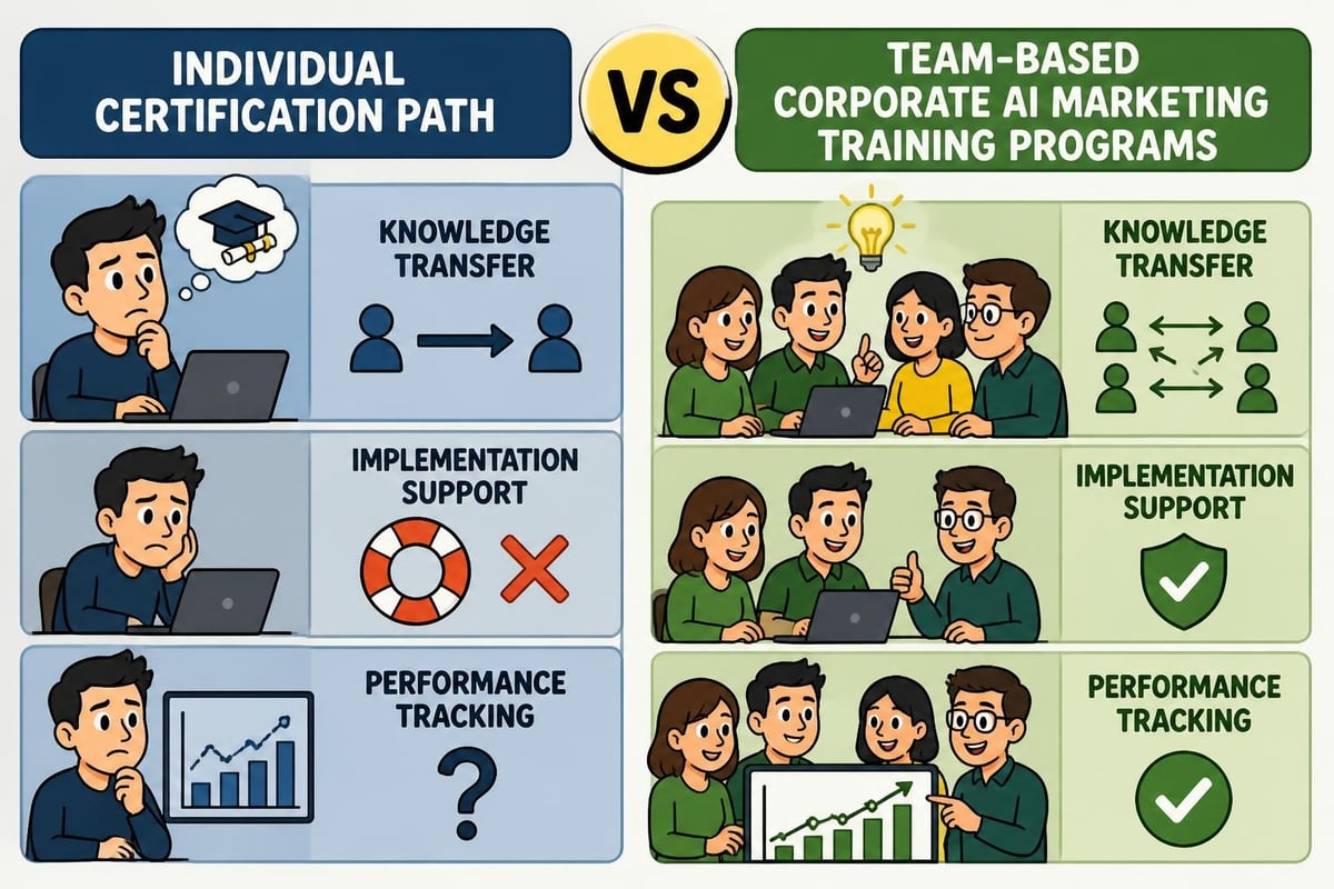 Corporate AI training models