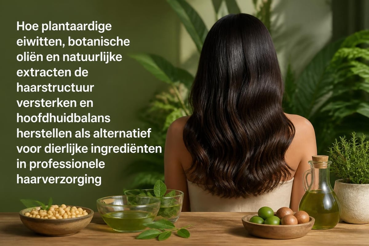 Plantaardige ingrediënten in vegan shampoo