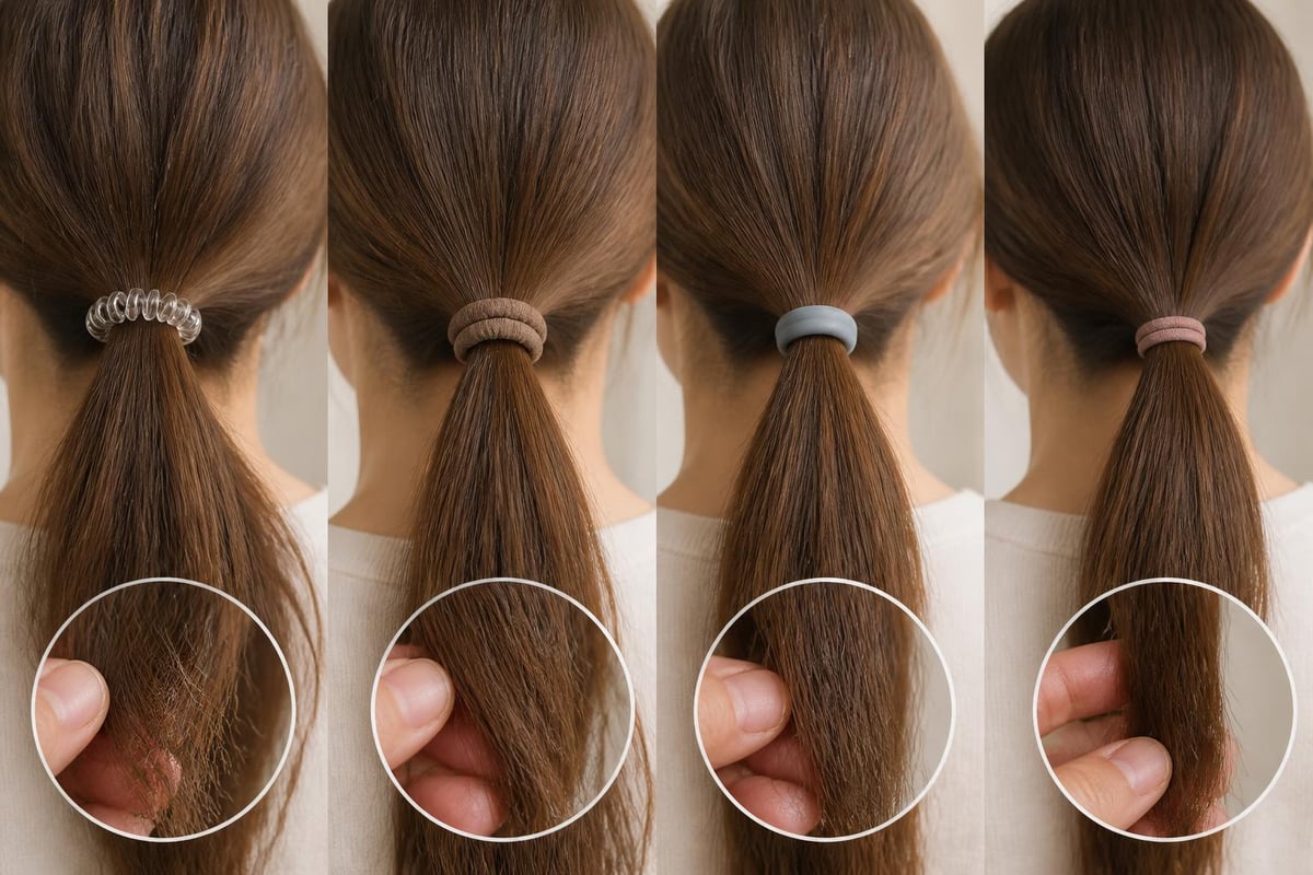 Hair binder material comparison