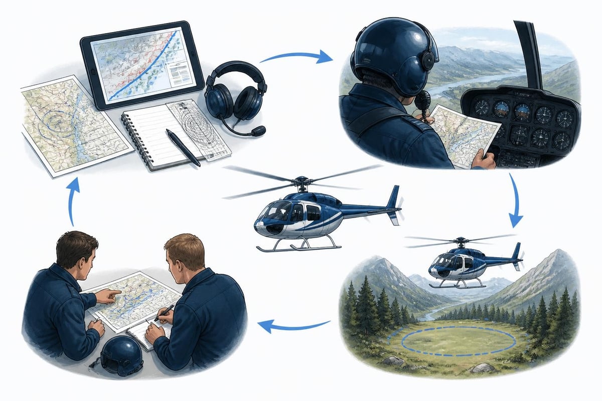 Cross-country navigation training