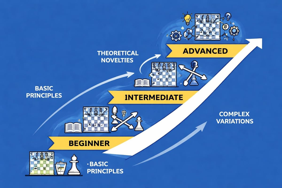 Chess skill progression in opening study