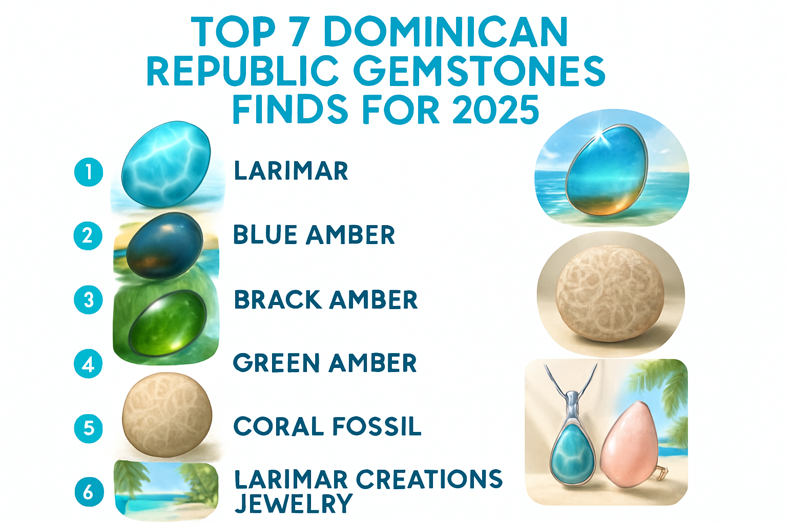Top 7 Dominican Republic Gemstone Finds for 2025
