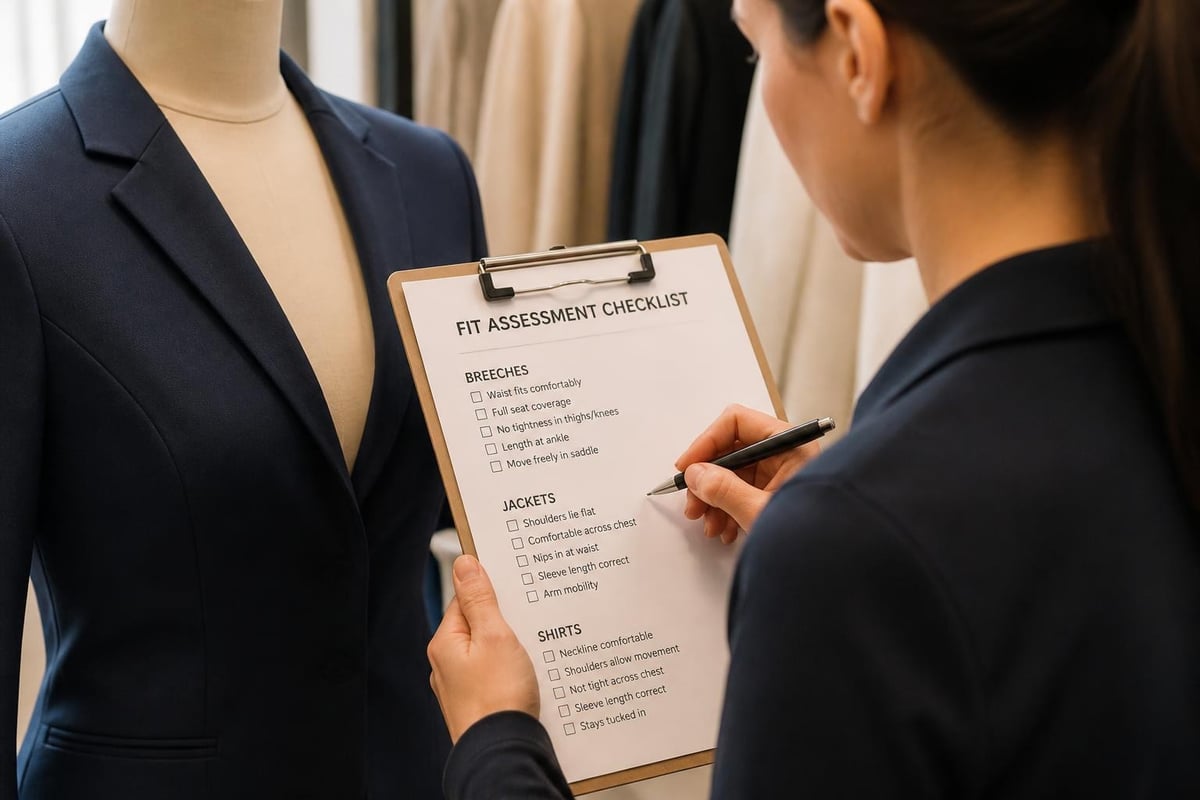 Proper equestrian wear fit guide