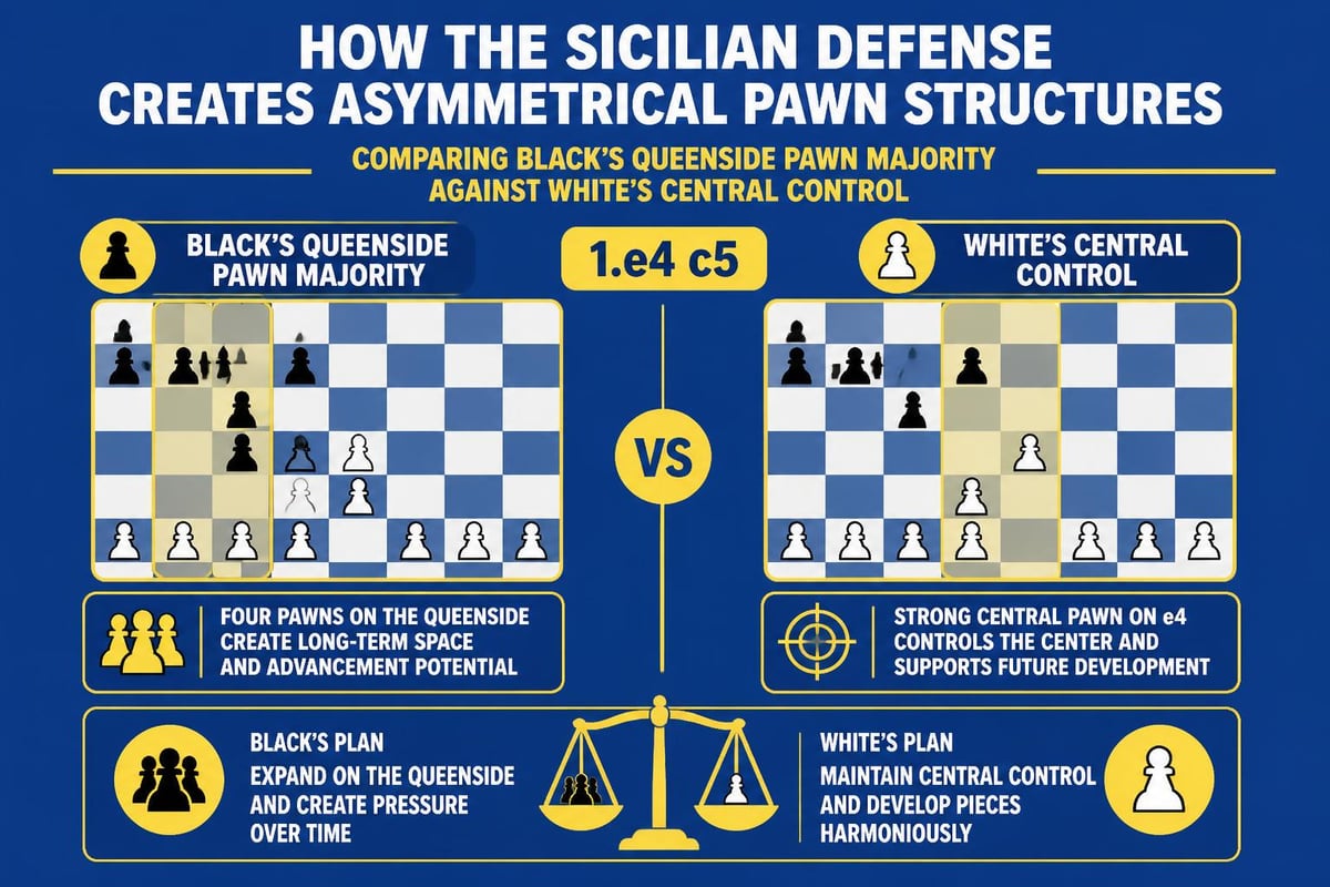 Sicilian Defense pawn structure