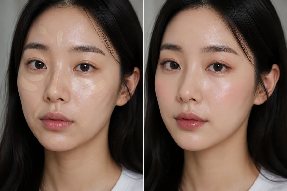 Korean makeup finish techniques