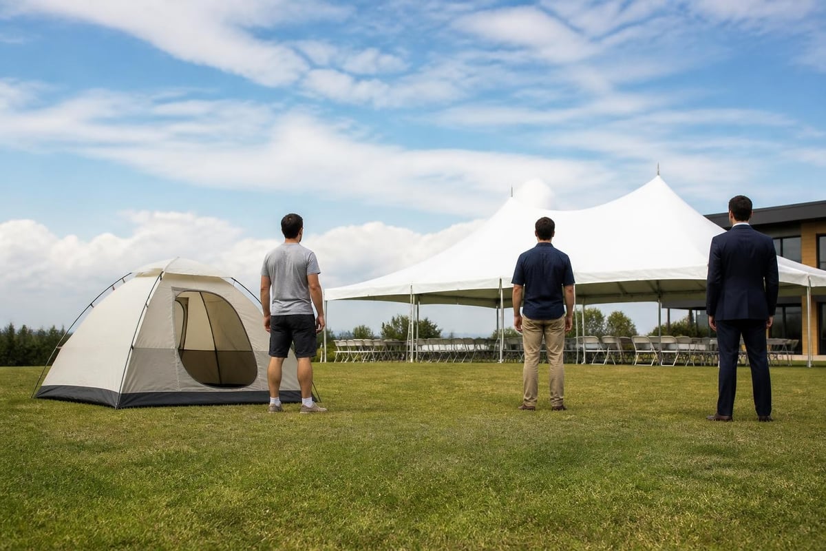 Tent capacity calculation