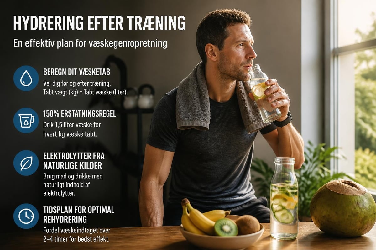 Hydrering efter træning