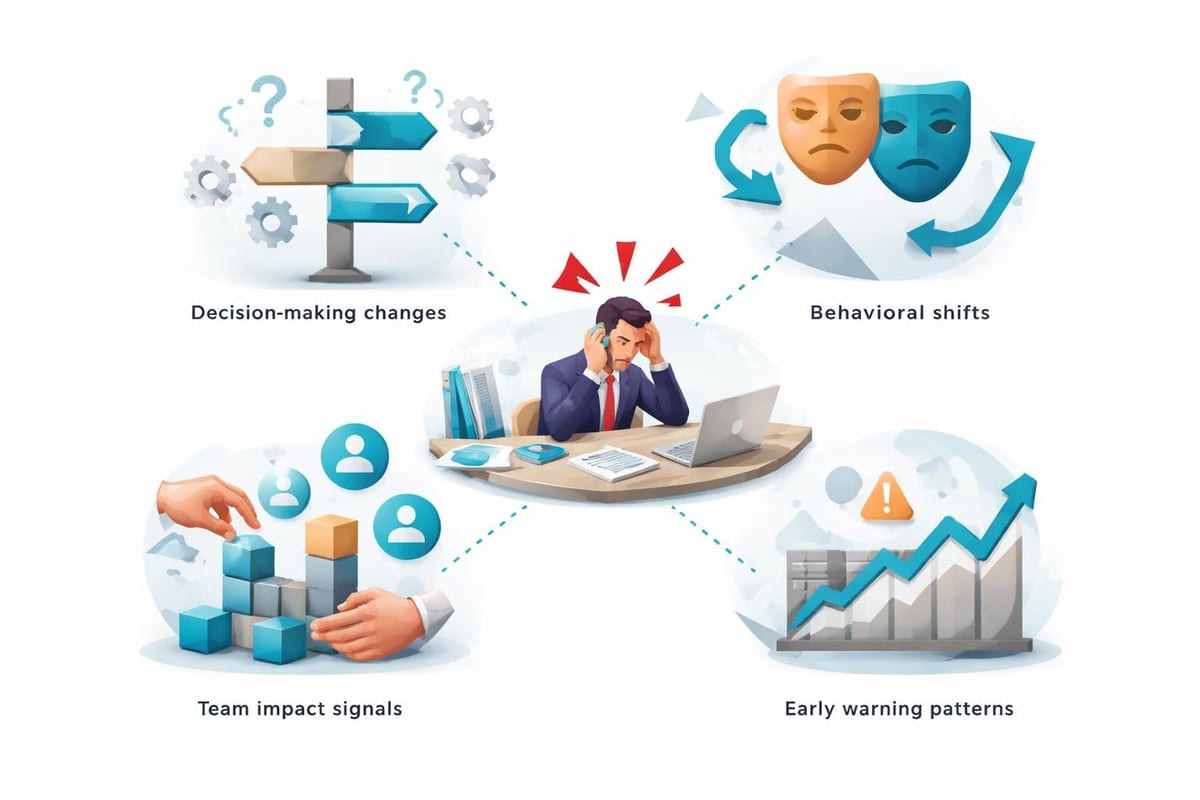 Warning signs for executive stress intervention
