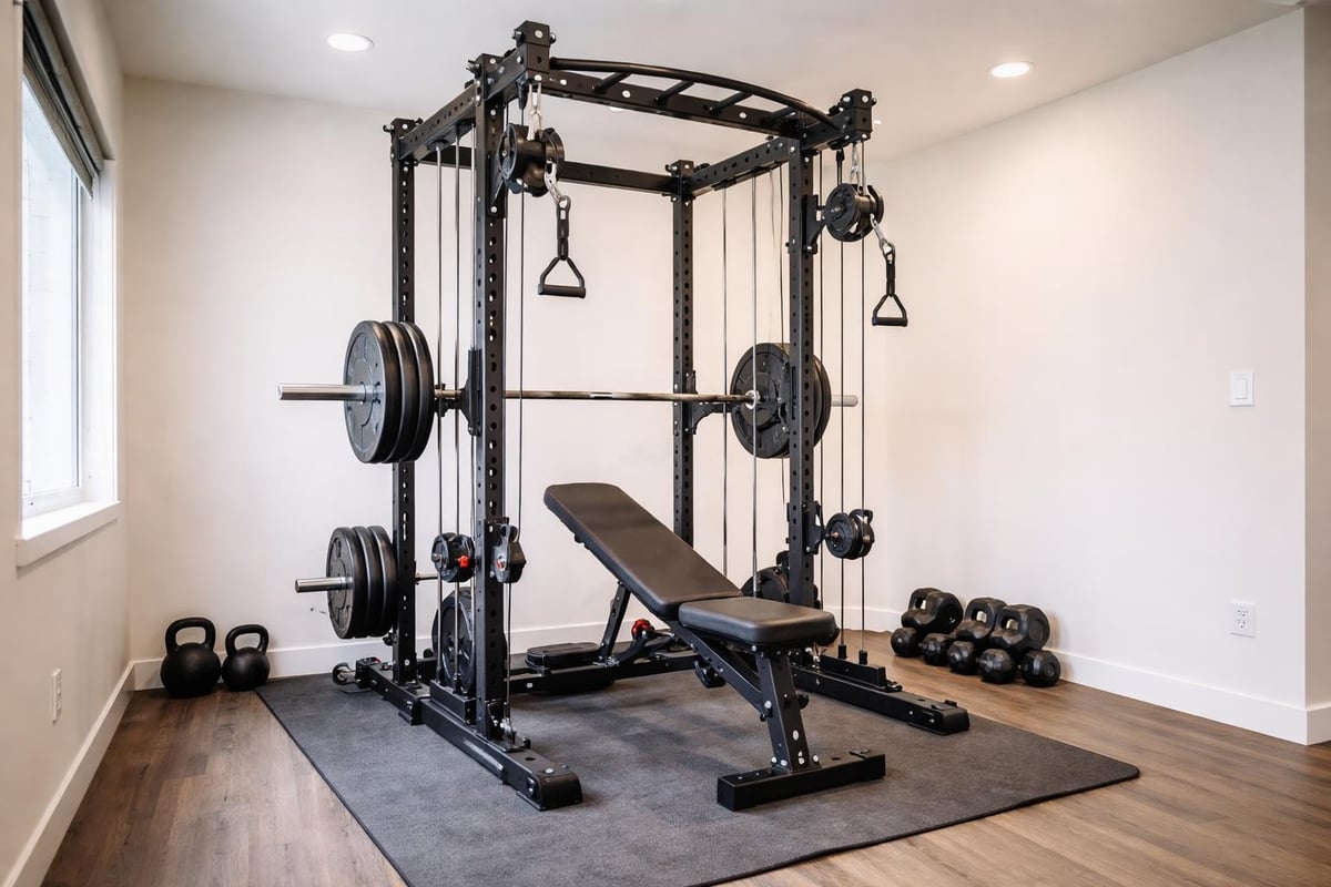 Space saving benefits of multi functional equipment