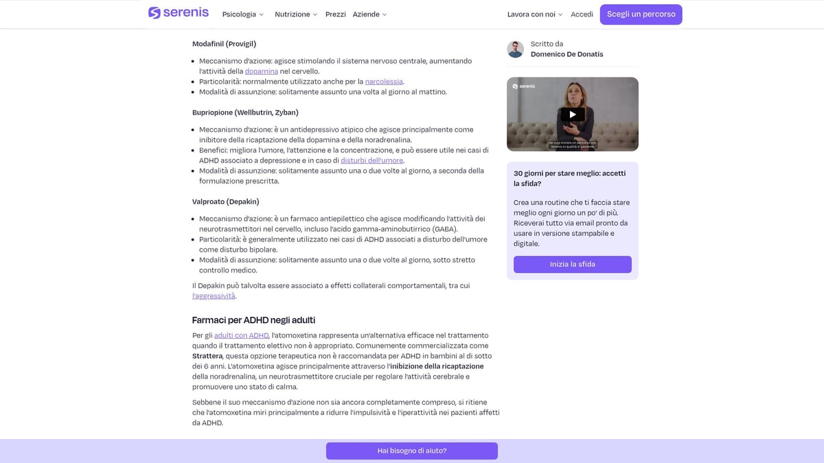 7 Farmaci ADHD Efficaci: Scelte e Novità del 2026 - Modafinil (Provigil)