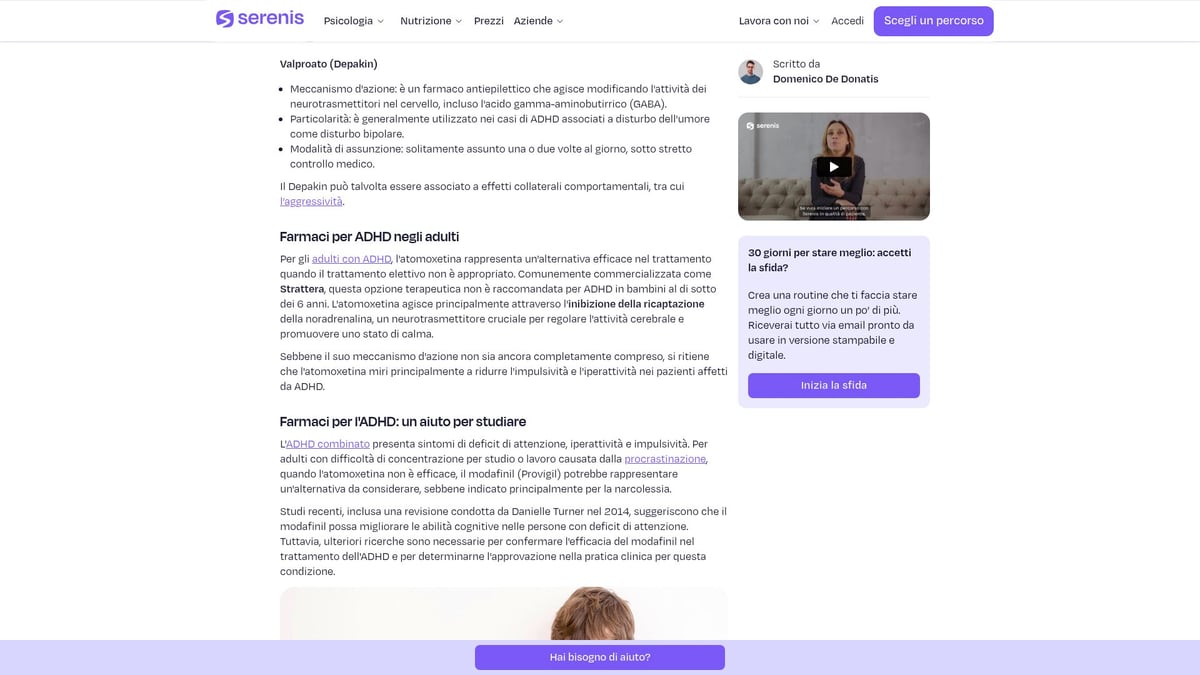 7 Farmaci ADHD Efficaci: Scelte e Novità del 2026 - Valproato (Depakin)