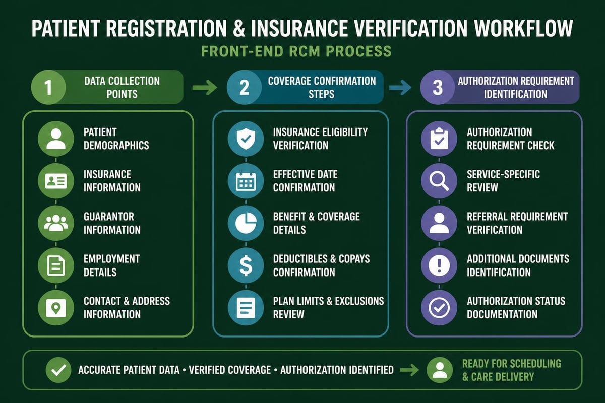 Patient registration workflow