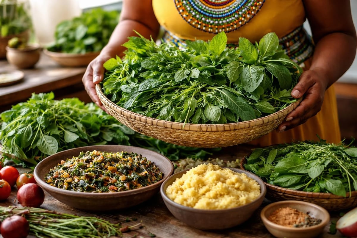 Indigenous vegetables in South African cuisine
